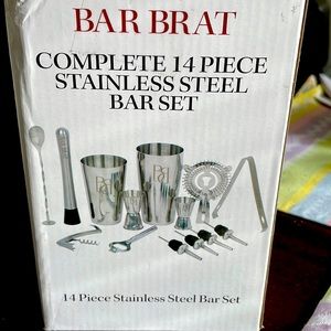 14 piece stainless steel cocktail set